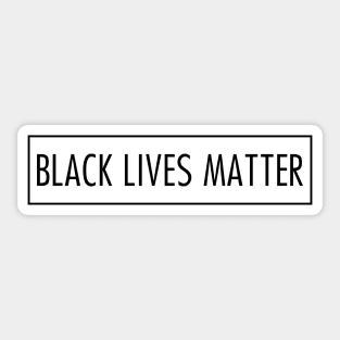 black lives matter Sticker